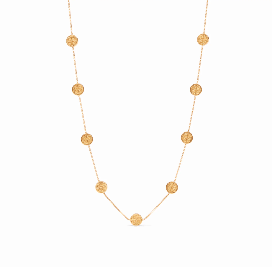 Valencia Delicate Station Necklace - Gold Necklaces Julie Vos