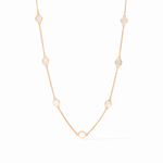 Valencia Delicate Station Necklace - Mother of Pearl Necklaces Julie Vos
