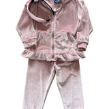 Velvet Tracksuit - Blush Girls Sets Emma Jean
