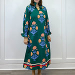 Verdant Garden Dress - Hunter Green Long Dresses Jodifl