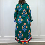 Verdant Garden Dress - Hunter Green Long Dresses Jodifl