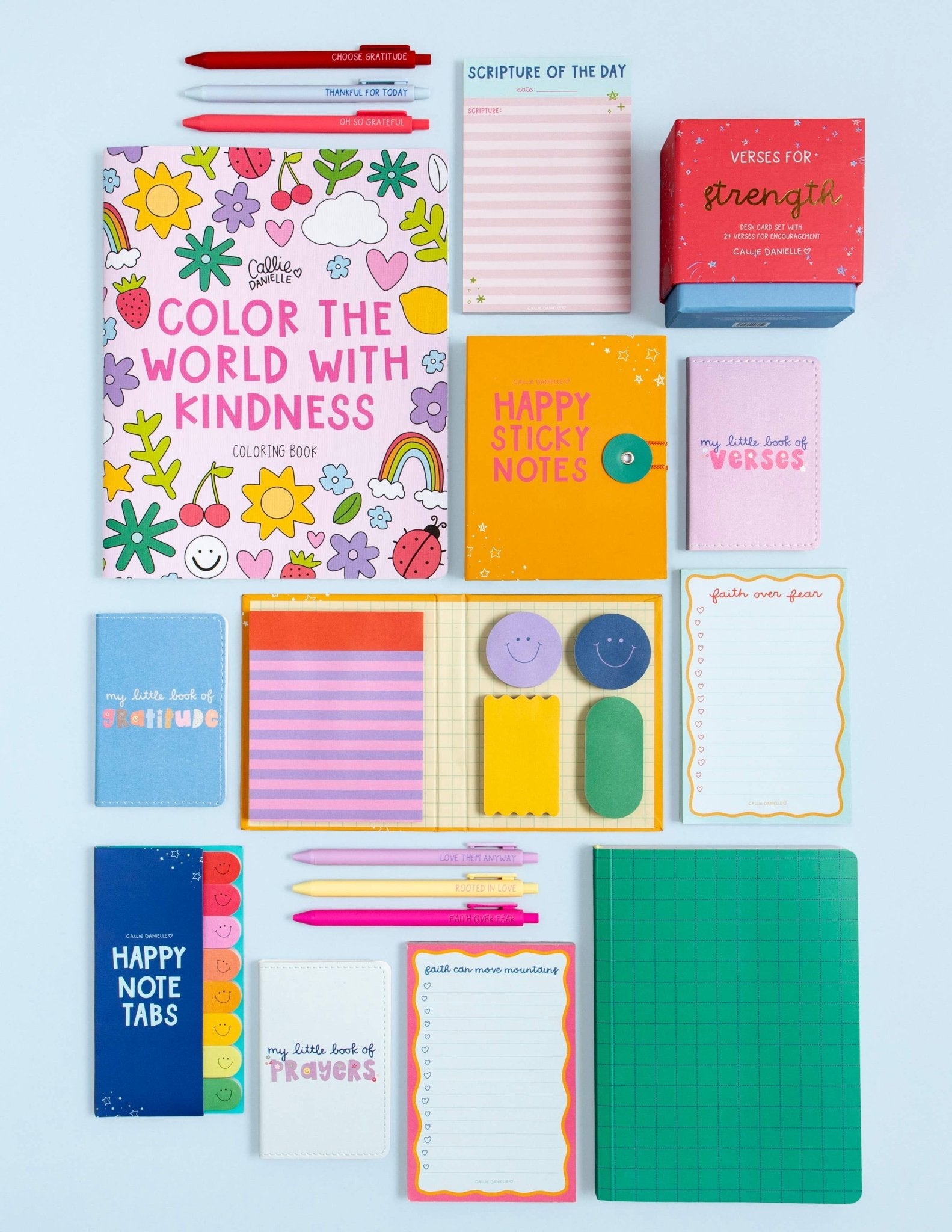 Verses for Strength – Bible Verse Card Set + Display Stand Paper Goods Callie Danielle