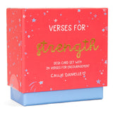Verses for Strength – Bible Verse Card Set + Display Stand Paper Goods Callie Danielle