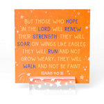 Verses for Strength – Bible Verse Card Set + Display Stand Paper Goods Callie Danielle