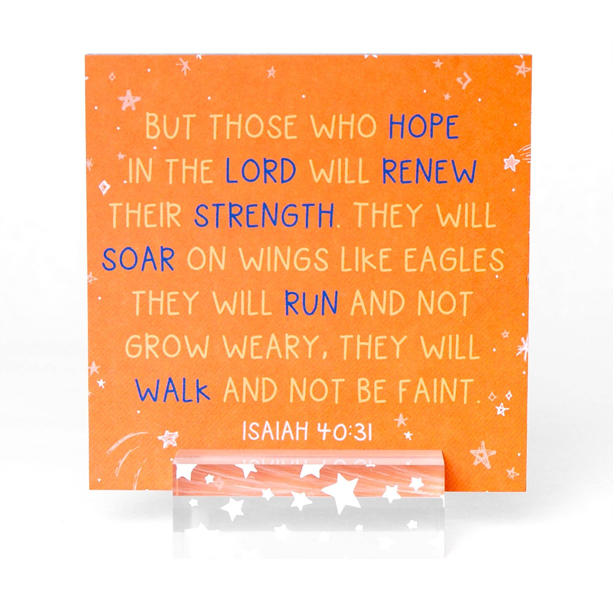 Verses for Strength – Bible Verse Card Set + Display Stand Paper Goods Callie Danielle