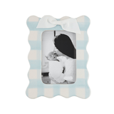 Vertical Blue Bow Frame Home Decor Mudpie