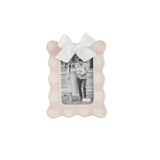 Vertical Pink Bow Frame Home Decor Mudpie
