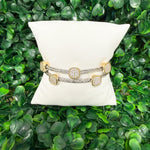 Vienna CZ Cable Bangle - Sugar Babies Children's Boutique/Meg's Shoppe