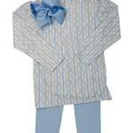 Vineyard Blooms 1/4 Zip Pullover Set Girls Sets Trotter Street Kids