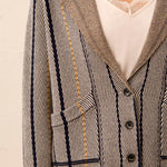 Viscose Long Sleeve Lapel Collar Button Front Cardigan - Sugar Babies Children's Boutique/Meg's Shoppe