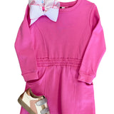 Vivi Sweatshirt Dress - Pink Girls Play Dresses Banana Split