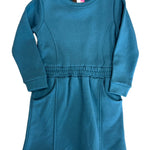 Vivi Sweatshirt Dress - Teal Girls Play Dresses Banana Split
