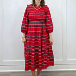 Walton Plaid Midi Dress - Sugar Babies Children's Boutique/Meg's Shoppe