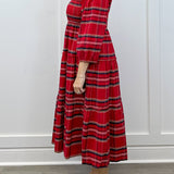 Walton Plaid Midi Dress - Sugar Babies Children's Boutique/Meg's Shoppe