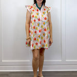 Watercolor Poppy Dress - Blush Short Dresses Jodifl