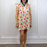 Watercolor Poppy Dress - Blush Short Dresses Jodifl