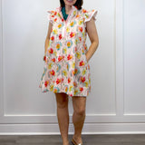 Watercolor Poppy Dress - Blush Short Dresses Jodifl