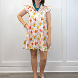 Watercolor Poppy Dress - Blush Short Dresses Jodifl