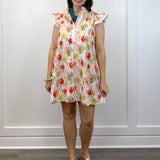 Watercolor Poppy Dress - Blush Short Dresses Jodifl