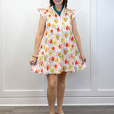 Watercolor Poppy Dress - Blush Short Dresses Jodifl