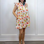 Watercolor Poppy Dress - Blush Short Dresses Jodifl