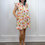 Watercolor Poppy Dress - Blush Short Dresses Jodifl