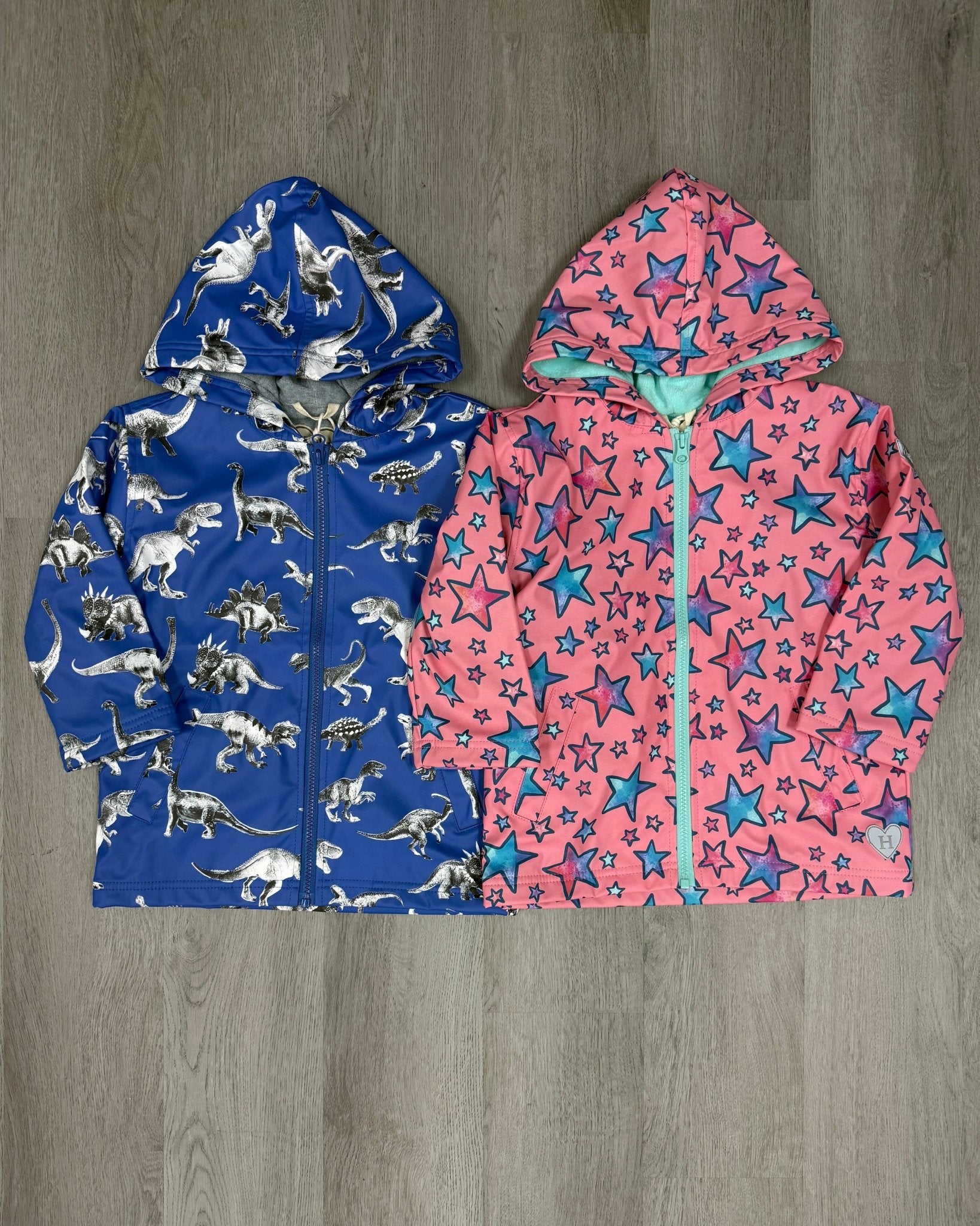 Dino Extinction Zip Up Rain Jacket Boys Outerwear Hatley