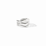 Wave Ring - Silver - One Size Rings Julie Vos