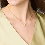 Wave Stone Delicate Necklace - Pearl Necklaces Julie Vos