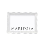 Wavy White 4x6 Frame Home Decor Mariposa