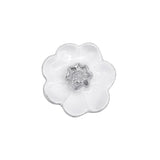White Flower Napkin Weight Home Decor Mariposa