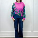 Wild Palette Sweater - Green Mix Sweaters Umgee