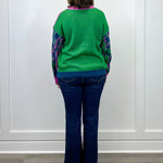 Wild Palette Sweater - Green Mix Sweaters Umgee