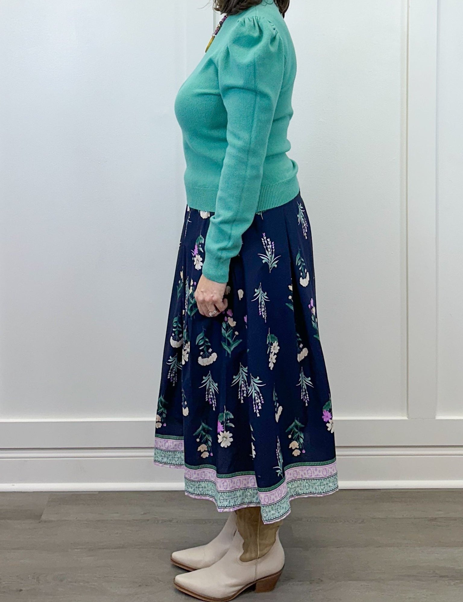 Willow Walk Skirt - Midnight Mix Skirts Umgee