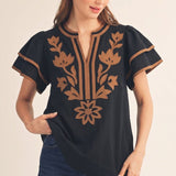 Willow & Walnut Top Tops Jodifl
