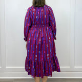 Willowvine Midi Dress - Burgundy Long Dresses Umgee