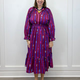 Willowvine Midi Dress - Burgundy Long Dresses Umgee