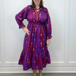 Willowvine Midi Dress - Burgundy Long Dresses Umgee