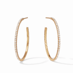 Windsor Hoop - Cubic Zirconia - Large Earrings Julie Vos