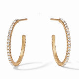 Windsor Hoop - Cubic Zirconia - Small Earrings Julie Vos