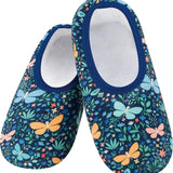 Women's Skinnies Snoozies - Polka Dot Butterfly Lounge Snoozies
