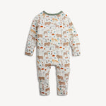 Wonderful Wildlife Modal Convertible Coverall Baby Sleepwear Magnetic Me