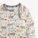Wonderful Wildlife Modal Convertible Coverall Baby Sleepwear Magnetic Me