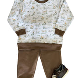 Woodland Friends French Terry Set Boys Sets Trotter Street Kids