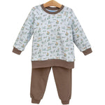 Woodland Friends French Terry Set Boys Sets Trotter Street Kids