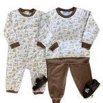 Woodland Friends Romper Boys Bubbles + Rompers Trotter Street Kids