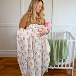 Woof Woof Baby Muslin Swaddle Blanket Baby Accessories LollyBanks