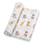 Woof Woof Baby Swaddle Blanket Baby Accessories LollyBanks