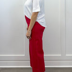 Woven Airflow Collared Top - White Tops Zenana