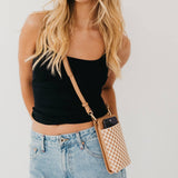 Woven Double Duty Phone Bag - Woven Gray Purses + Totes Pretty Simple